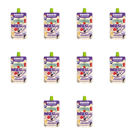 Tymbark Musly kasza manna płatki owsiane owoce leśne 170 g X10